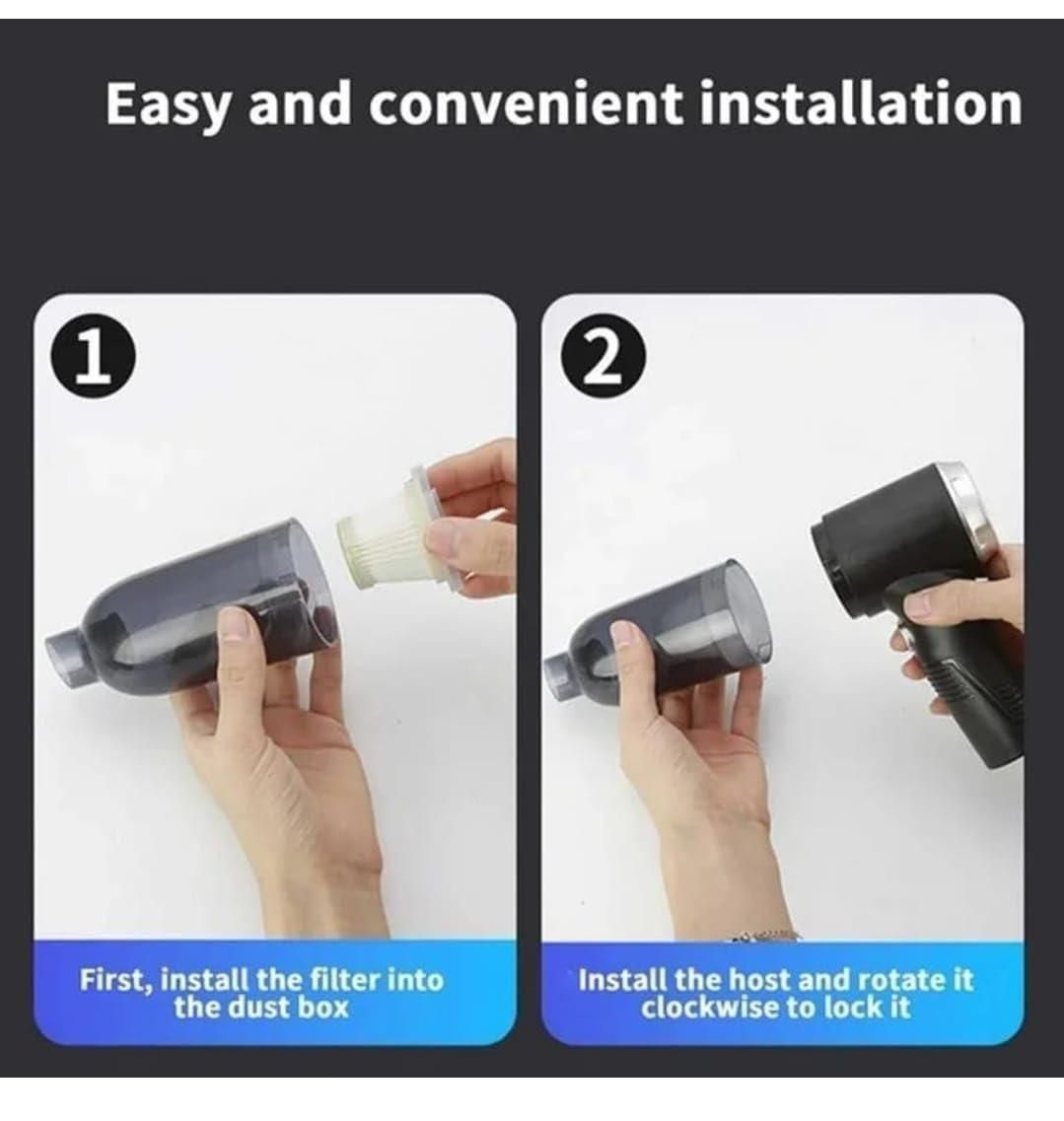 2-in-1 Wireless Portable Air Duster & Vacuum Cleaner