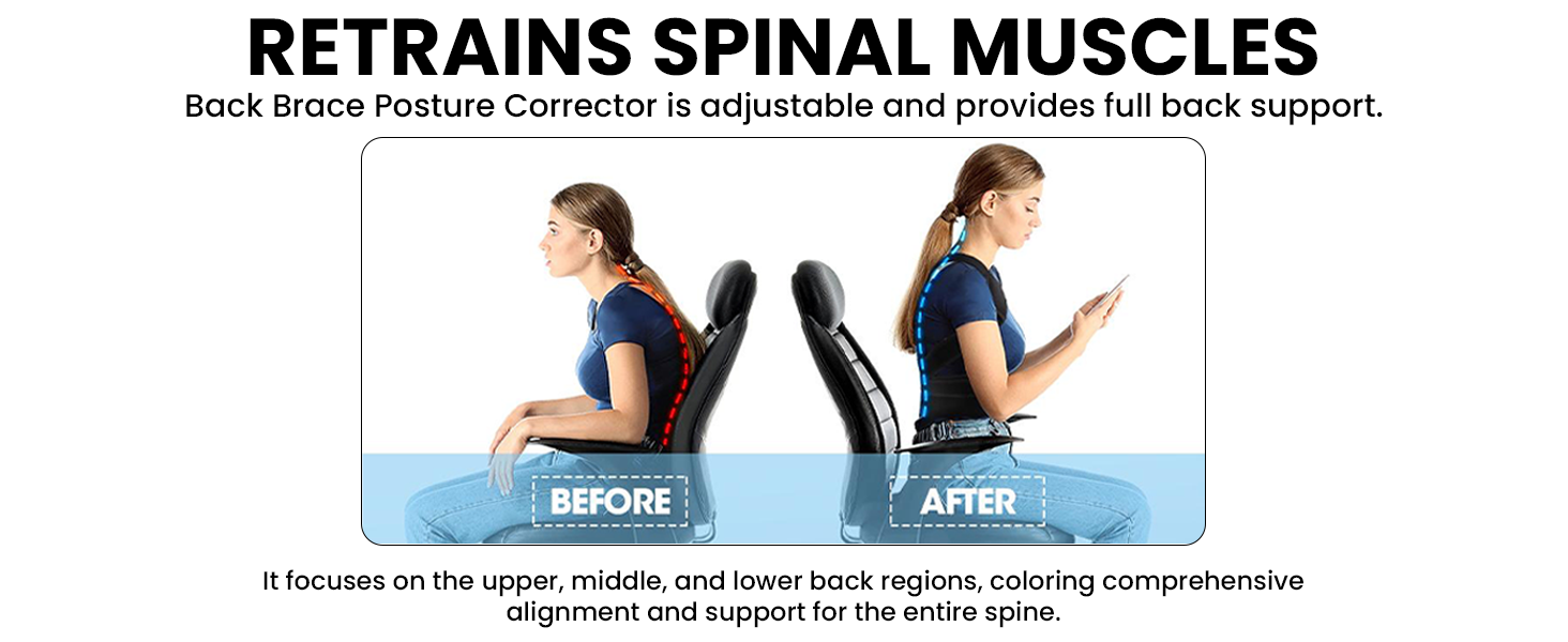 Posture Corrector Belt Unisex - Fix Your Back Instantly